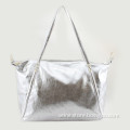 Wholesale dust promotion light gold handbag for gifts